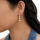 Marielle Diamond Gold Plated Earrings
