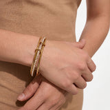 Crystal Trio Bangle