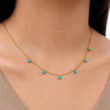 Turquoise Drop Necklace