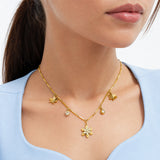 Floral Charm Necklace