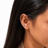 Silver Second Piercing Huggies