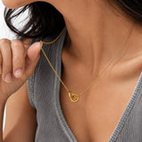 Pure Connection Gold Plated Necklace