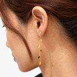 Midnight Petal Earrings