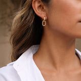 Celeste Crystal Link Earrings