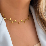 Midnight Petal Necklace