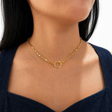 Round bar necklace
