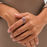 Lavender Charm Ring