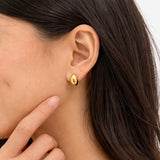 Oval Stud Earrings