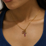 Belle Blossom Gold Plated Necklace