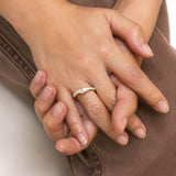 Tiara Diamond Gold Plated Ring