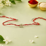 Sacred Om Silver Rakhi