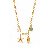 Ocean Treasure Charms Pearl Necklace