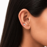 Silver Second Piercing Huggies