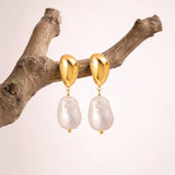 Aurora Baroque Pearl Drop Earrings