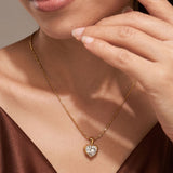 Cupid Glow Diamond Gold Plated Necklace