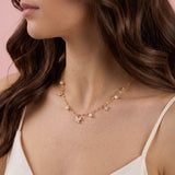 Enchanted Diamond Gold Plated Necklace