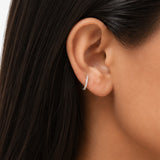 Silver Second Piercing Huggies