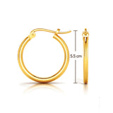 Classic Luxe Gold Hoop Earrings