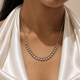 Silver Aurora Shine Necklace