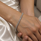 Silver Timeless Diamond Tennis Bracelet