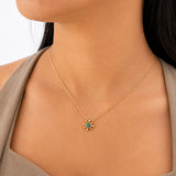 Opal Aura Pendant Necklace