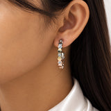 Silver Spark Earrings
