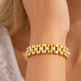 Glittering Orbit Watch Bracelet