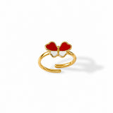 Mochi Wings Gold Plated Ring