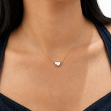 Silver Heartdrop