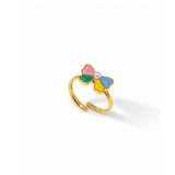 Pixie Bow Gold Plated Ring