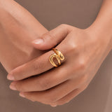 Sorele Molten Loop Ring