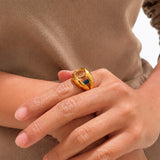 Mirage Gold Plated Ring