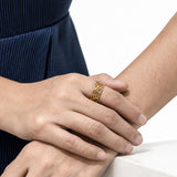 Cupid Band Gold Plated Ring
