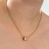 Pink Crystal Necklace