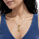 Gold Plated Meadow Diamond Necklace
