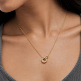 Orielle Luxe Diamond Gold Plated Necklace