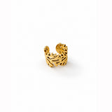Golden Laurel Ring