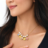 New Pearl Enamel Necklace