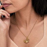 Swan Symphony Gold Plated Necklace