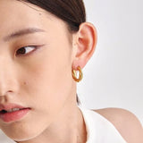 Twisted Bold Hoops