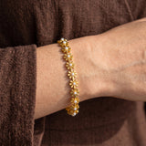 Sun-kissed Petal Gold Plated Bracelet