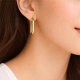 Opulent Curve Hoops