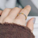 Harmony Bead Duo Ring