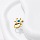 Evil Eye Halo Ring