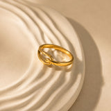 Soft Hook Gold Plated Ring