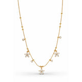 Garden Flow Gold Plated Necklace