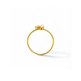 Royal Pearl Diamond Gold Plated Ring