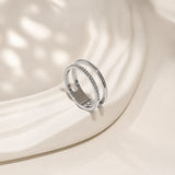 Radiant Duo Gold Plated Ring