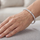 Modern Baguette Diamond Bracelet