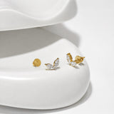 Luna Marquise Diamond Studs